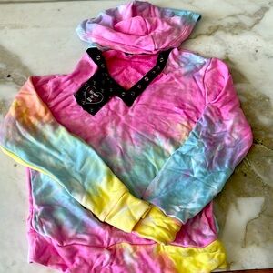 FLOWERS BY ZOE LITTLE GIRLS SWEATER